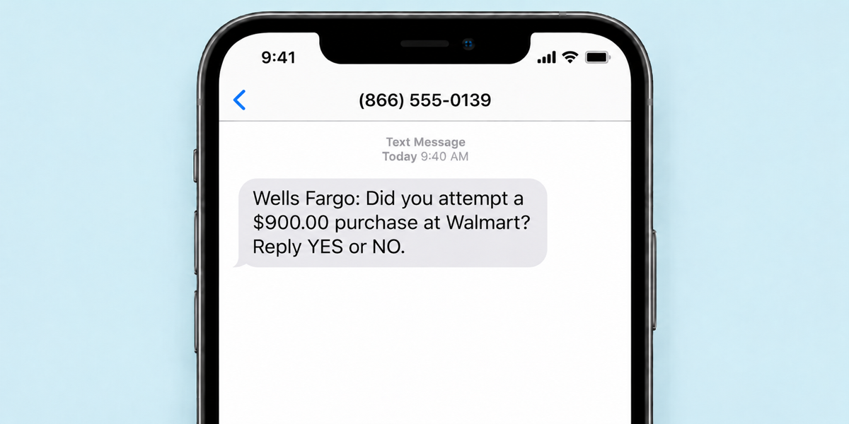 wells fargo scam text